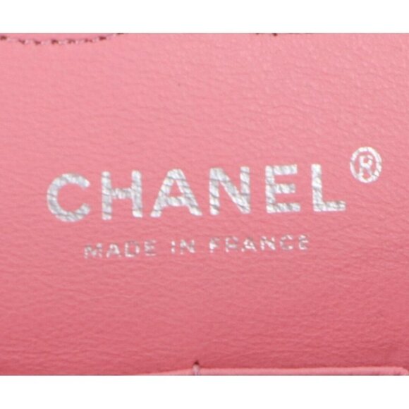 Authentic CHANEL Lambskin Quilted Medium Double Flap Bag 25 Light Pink Purse - Picture 8 of 10